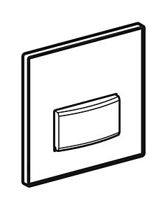 Geberit BetPl. Sigma50 de 2013 à UR-Ctrl. 242764GH1 avec Sp-Ausl pneumatique. Chrome