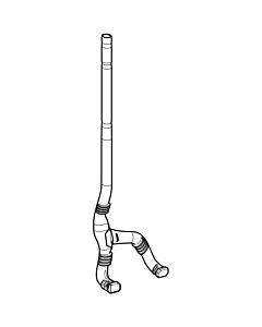 Geberit empty pipe AquaClean Duofix / GIS 242886001 Sigma 12 and Kappa 15