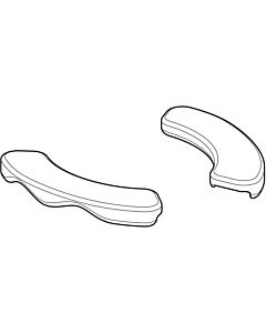 Geberit Set Sitzauflagen für WC 572930000 rot