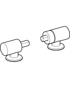 Geberit Renova Comfort hinge set 598072000 with automatic lowering, for WC seat