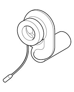 Geberit raccord d&#39;aspiration pour contrôle d&#39;urinoir 599066000 type 500, DN40