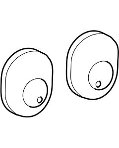 Geberit 2000 paire d&#39;yeux 598119000 pour Kind WC sièges en forme d&#39;animal