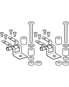 Geberit Scharnier-Set 596240000 für WC-Sitz