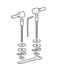 Geberit hinge set 598126000 for WC seat