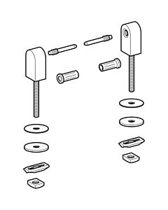 Geberit Scharnier-Set 598129000 für WC-Sitz
