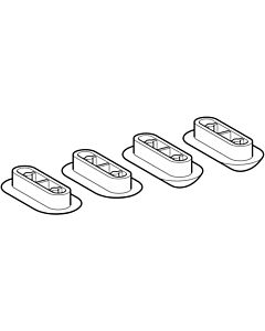 Geberit set tampon pour WC siège 598014000 kit de service, +/- 2 mm, 2 pièces chacun.