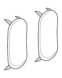 Geberit jeu de caches pour mur WC -/ Bidet 597359000 fixation latérale, blanc