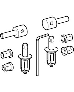 Geberit Vitelle hinge set 598144000 for WC seat