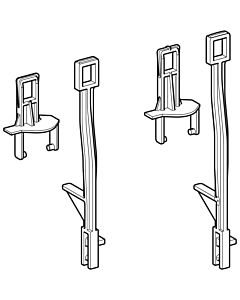 Geberit Conversion set flush valve for servo lift 242826001 hydraulic for Sigma concealed cistern 8 cm
