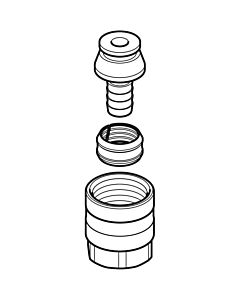Geberit Ersatzteil Euro Konus d 20 mm 240609001 zu BW Ablauf Universal Top