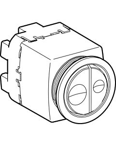 Geberit pusher for WC -Ctrl. with pneumatic 241413211 flushing lever 2-volume sp. bright chrome-plated