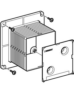 protection de bâtiment Geberit pour ouverture de service, avec couvercle 242492001