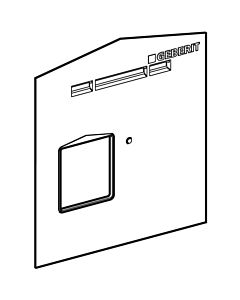 Geberit éclaboussures Geberit , 242155001 pour VS Electronics à partir de 2009