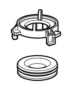 Geberit Lippendichtung Spülleitung 242156001 für Urinalsteuerung ab 2009, Ersatzteil