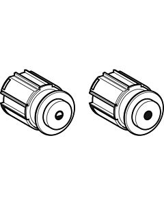 poussoir Geberit , pour contrôle WC , avec gâchette de rinçage pneumatique 242380211. 2 quantités sp.
