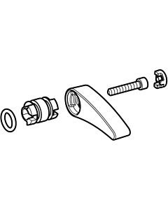 Geberit mixer handle set HyTronic85/185 242248001 basin mixer