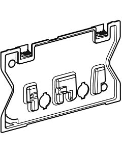 Geberit plaque protectrice pour 242.418.001 Sigma UP-SPK 8 cm