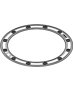 joint de bride Geberit Insert de toit Pluvia. 242612001 25 L avec bride pour films plastiques