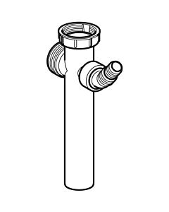 Geberit T connection with angle hose nozzle 242105111 d40