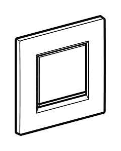 Geberit BetPl. Typ 30 à UR-Ctrl. avec 243270KM1 pneumatique Sp-Ausl. noir
