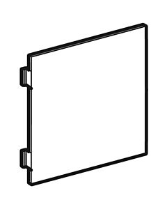 Geberit IR window UR-Stg type 30 243459001 electronic flushing trigger, rectangular