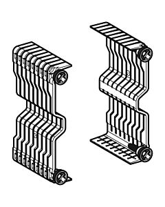 Geberit jeu d&#39;éléments d&#39;espacement Sigma60 243414001 (2 pièces)