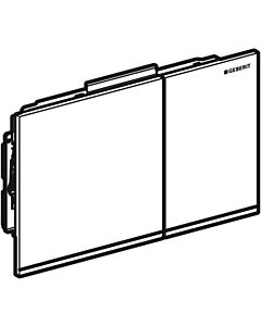 Geberit BetPl. Sigma60 , for 2-set sp. ET 243415JK1 lava, mirrored, high-gloss chrome-plated