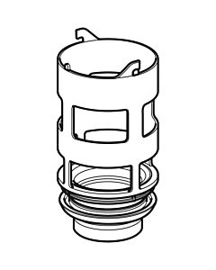 Geberit basin for Geberit flush valve and 240500001 Geberit concealed cistern, type Artline