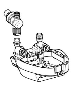 Geberit exchange set for Urinale 243864001 with integrated control