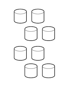 Geberit set of damping caps creative for 242208001 prefabricated building set, tileable and individual