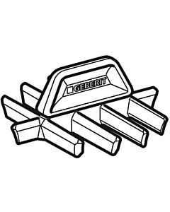Geberit Kammeinsatz, zu Geberit 243568001 Duschwannenablauf d90