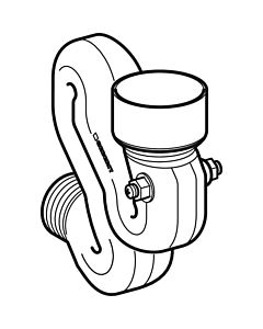 Geberit escargots pour urinoir 242078001 avec sonde