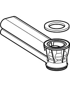 Geberit Anschlussgehäuse mit Überlauf, zu 242117001 Waschbeckenanschluss Clou