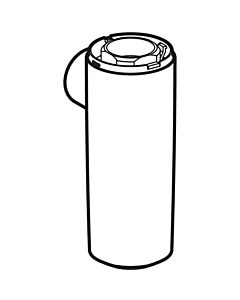 Geberit sink odor trap with 242561111 baffle white-alpine