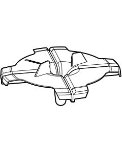 Geberit Funktionsscheibe Notüberlauf flach 243729001