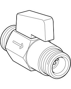 Geberit ball valve G3 / 8 / G3 / 8 243795001
