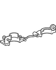 Geberit dispositif de fixation pour urinoir valve raccourcie 243790001
