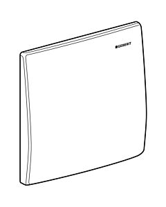 Geberit plaque de recouvrement 16x16cm 243853FW1 pour UR-Strg.