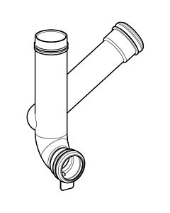 Geberit elbow with branch 243967001 for odor extraction