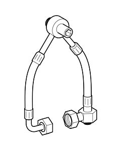 Geberit flush hose for urinal control 599060000 Type 500