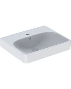 Geberit Smyle Square Handwaschbecken 500256018 weiss KeraTect, 50x41cm, mit Hahnloch und Überlauf