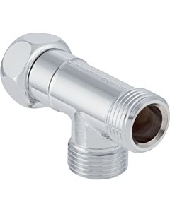Geberit AquaClean T-Stück 240003001 Stahl, mit Außengewinde, hochglanz-verchromt