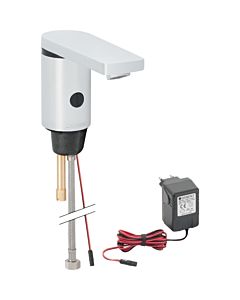 Geberit Typ 186 Waschtischarmatur 116136211 chrom, ohne Mischer, Netzbetrieb