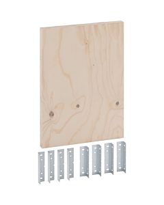 Geberit Duofix Montageplatte 111859001 50x35x2cm, aus Holz, für AP Armaturen, universell