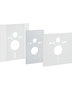 Geberit Abdeckplatte mit Schallschutzset 115396001 zu Duofix Element für Wand WC höhenverstellbar