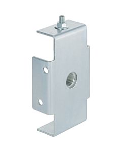 Geberit Gis porte-tube à point fixe 461099001 Rp 2000 / 2, galvanisé, avec plaque de base