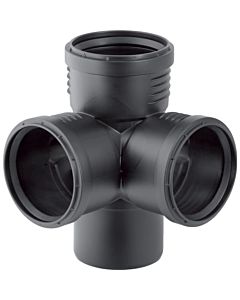 Geberit Silent PP Eckabzweig 390459141 DN 90/90/90, 87,5Grad, schalloptimiert