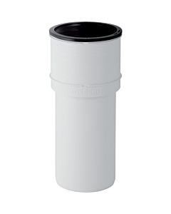 Geberit Silent PP WC-Anschlussstutzen 390592111 DN 100, schalloptimiert, mit Schutzdeckel, weiß