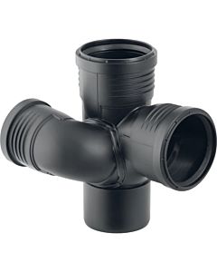 Geberit Silent PP Schachtbogenabzweig 390563141 DN 100/70/100, 87,5Grad, rechts, schalloptimiert