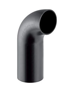 Geberit Pe Bogen 367055161 DN 100, 90Grad, mit langem Schenkel, PE-HD